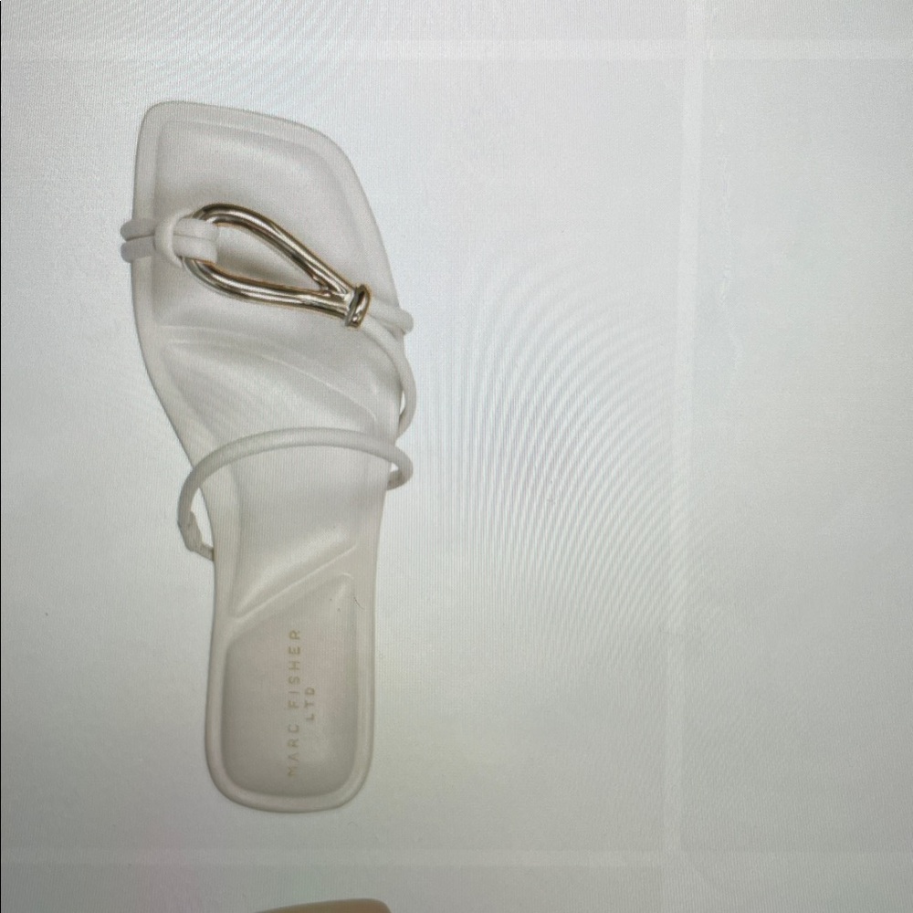 Marc Fisher Mazza White  Women's Sandals - Picture 8 of 8